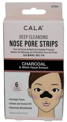 Cala Charcoal nose pore strips 6 count, 6 Count