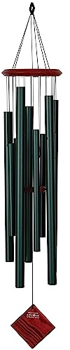 Woodstock Wind Chimes of the Eclipse Chimes for Outside 40 Green Large Deep Tone Wind Chime Decor for Outdoor Garden, Patio, Porch, Encore Collection