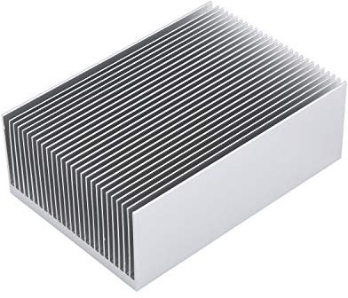 Awxlumv Großer Kühlkörper, Aluminium, 120 mm x 69 mm x 36 mm, Hochleistungs-Kühlkörper, Diffusionskühlmodul, Kühler, 27 Lamellen, Heizkörper für LED-Verstärker, PCB, IC-Modul, PC, Computer, LED