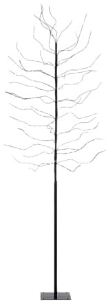 Lights4Christmas LED Baum 248 LED warmweiß 2m Outdoor schwarz