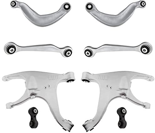 6x Querlenker 2x Koppelstange Hinterachse für Audi A4 8K2 B8 + Avant 8K5 B8 + Allroad 8KH B8 für A5 8T3 + Sportback 8TA + Cabriolet 8F7 für A6 4G2 4GC C7