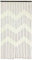 ReTaaj Bamboo Wooden Beaded Door Curtain, Zig Zag Design, Summer Blind Fly Curtain Screen, Room Divider Beads, Home Decorations, Hook 180 x 90cm