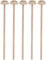 teemando® 5 X Quirl aus Buchenholz, 25 X 4 cm