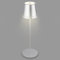 BRILONER - LED Tischlampe kabellos mit Touch, dimmbar in Stufen, höhenverstellbar, Nachttischlampe, Leselampe, LED Lampe, Campinglampe, Tischleuchte, Akkulampe, Outdoorlampe, 38x12 cm, Chrom-Matt