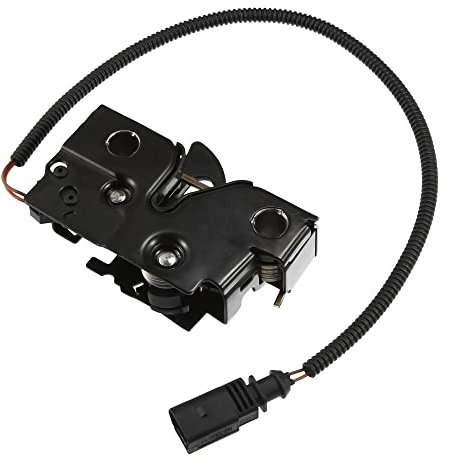 X AUTOHAUX 1 Stück Vorne Untere Motorhaube Schloss Deckel Verriegelung für VW Golf Schwarz