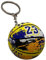 Ball Schlüsselanhänger kompatibel mit NBA 23 Lakers Basketball Gadget Zubehör Geschenkidee Herren Damen Kinder Kreativer Anhänger 3D, gelb, One size