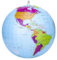 WeddHuis 1 Pcs 16 Zoll Erde Globus Weltkugel aufblasbar Geographie Weltkarte Wasserball aufblasbar für Garten Strand Pool Wissenschaft Geographie Bildung