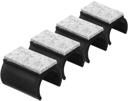 ARTIBETTER Protecteurs de Sol pour Pieds de Meubles Coussinets de Chaise en Feutre pour Pieds en Forme de U - Protecteurs de Plancher en Bois Dur Silencieux