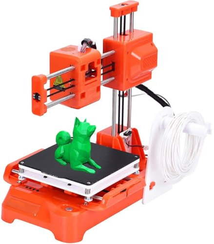 GAYAYAS Desktop 3D Printer, Mini DIY 3D Printers Desktop Kit 100X100X100mm Printing Size, for Kids Student Education for Beginners Kids Teens