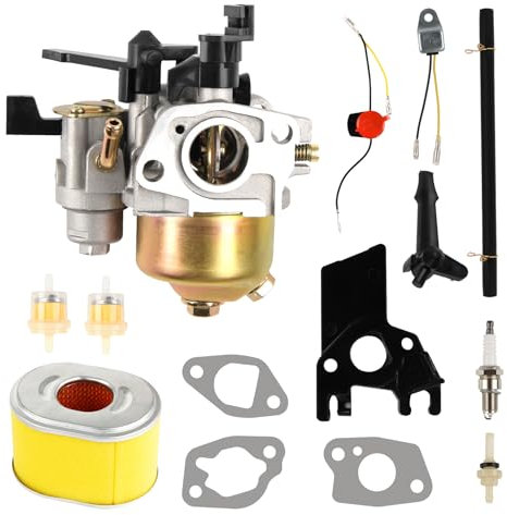 DOCAS GX160 Carburateur Kit compatible pour Honda GX200 GX168 GX140 GX120 5HP 5.5HP 6.5HP compatible pour Harbor Freight Predator 212cc 224cc moteur 16100-ZH7-W51 16100-ZH8-W61