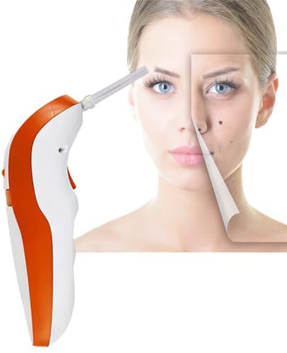 Eliminador De Verrugas Cutáneas, Bolígrafo De Plasma De Levitación Magnética Para Eliminar Verrugas Comunes, Con Agujas Reemplazables, Para Blanquear En Casa Y En Salones De Belleza,Orange
