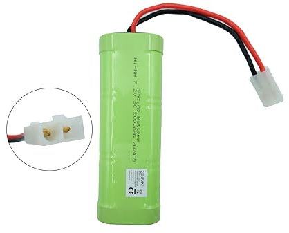 efaso Batterie 7,2 V 5000 mAh NI-MH Tamiya Fiche HPI Kyosho Amewi 1:10 modèles Tiger 1