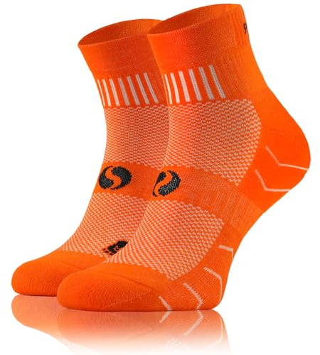 sesto senso 1 Paar Laufsocken Baumwolle Sportsocken Damen Herren Bunte Sport Socken