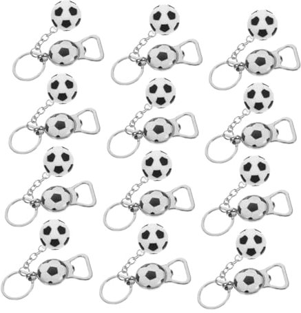 Holibanna 12pezzi Portachiavi Apribottiglie Forma Palla Strumento Per Aprire Bottiglie Adatto Bar Feste e Altre
