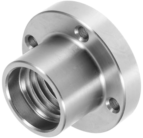 Holzdrehbank Präzise Stahl 2 Zoll 1-8tpi Planscheibenfutter | Silber, Stahl, 2-inch Flange mit 1-8tpi Thread, für Drechseln und Präzise Werkstücke
