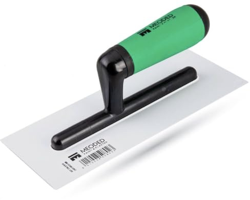 Meoded PVC Plastic Finishing Trowel – Non-Marking Tool for Smoothing and applying Marmorino, Venetian, and Stucco plasters. (Thick PVC 240x100x2.5mm)