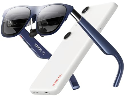 XREAL 1S AR Brille Bundle XREAL Beam Pro WiFi 6G+128G, für iPhone 17/16/15, mit REAL 3D, Spatial Computing Gerät