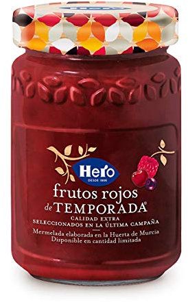 Hero - Mermelada de Frutos Rojos de Temporada Calidad Extra Pack de 8x350 g