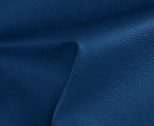 HAPPERS Polipiel para Tapizar 0,50 metros con Ancho 140cm. Venta de Polipiel por metros Solar Color Azul