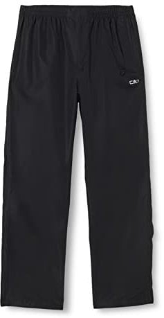 CMP - Regenfeste Damenhose mit durchgehenden seitlichen Reißverschlüssen, Schwarz, S
