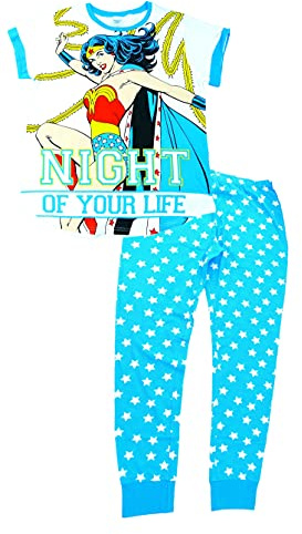 Wonder Woman DC Comics Night of Your Life Ladies Pyjamas,