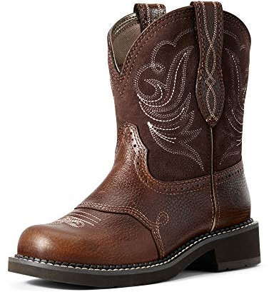 ARIAT Women's Fatbaby Heritage Dapper Western Boot Copper Kettle Size 6.5 B/Medium Us