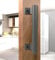 KAFENDA Grau Griff aus Aluminiumlegierung Balkon Schiebet¨¹r Schiebet¨¹r Griff Gartent¨¹rgriff seitlicher Griff mit Befestigungsschrauben