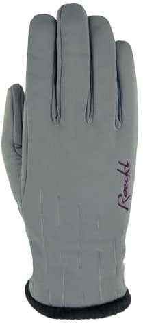 Roeckl Damen Fingerhandschuhe Kirchsee Dark Grey 6 1/2