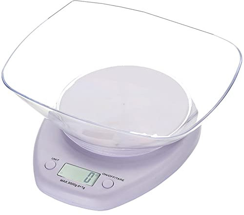 5 KG Electronic Kitchen Scales TRADITIONAL Retro PRIMA Digital Home WEIGHING Round Tray FOOD Ingredients Measurement Spices | Masala | Baking | Cooking | Youtube Channel | LCD Vintage UK FREE P&P
