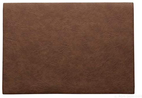 Tischset 33x46cm Caramel vegan Leather PVC placemats ASA-Selection**12 (12 Stück)