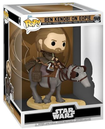 Funko POP! Deluxe: Star Wars - Obi-Wan Kenobi | Offizielles Sci-Fi Merch - Vinyl Sammelfigur als Regal Deko - Geschenkidee zum Geburtstag für Fans und Sammler