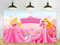 Prinzessinnen-Hintergrund für Geburtstagsparty-Dekorationen, Prinzessin Aurora Hintergrund für Babyparty, Party, Kuchen, Tischdekorationen, Zubehör, Dornröschen Themenbanner, 1,5 x 0,9 m