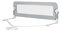 LIFEZEAL Bettgitter Faltbar, 120cm Bettschutzgitter Rausfallschutz, Kinderbettgitter aus Oxfordstoff, Babybettgitter mit Sicherheitsgurten für Baby & Kleinkinder (Grau)