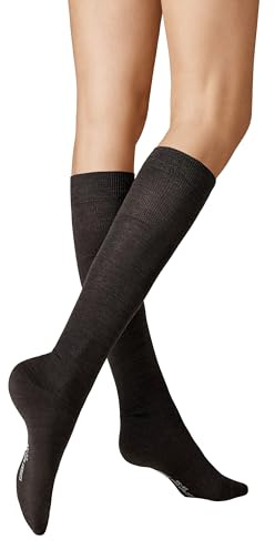 KUNERT Damen Kniestrümpfe Soft Wool Cotton weich
