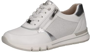 Caprice Comfort Damen Sneaker flach mit Reißverschluss Low Top