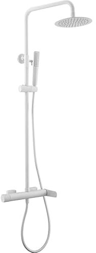 IMEX - Columna de ducha Dinamarca blanco mate