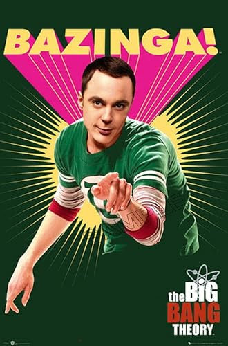 The Big Bang Theory Sheldon Cooper Wandbild, A4