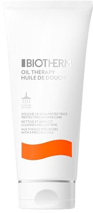 Biotherm Oil Therapy Shower Oil, sinnliches Körperpflegeöl mit Moschusrose, Passionsblume und Aprikosenöl, feuchtigkeitsspendendes Duschöl für Damen, für eine geschmeidige Haut, 200 ml