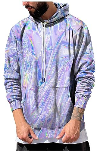 T-Shirts Für Herren Kompressionsshirt Herren Geschenke Für Männer Sport Tshirts Herren Rollkragenpullover Herren Hoodie Damen Oversize Hoodie Y2k Herren Hemd Langarm Sweatjacke Herren(2-Multicolor,XL)