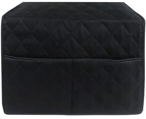 Microwave Dust Cover Microwave Oven Cover Waterproof Dust-Proof Toaster Oven Cover Protective Microwave Cover with Pockets and Scratch-Resistant Lining Kitchen Appliance Covers for Toaster Oven
