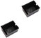 Ipetboom 2pcs Black Aquarium External Filter Trickle Upper Box Strainer Fish Tank Overflow Drip Box for Water Treatment