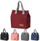 Lonchera térmica para mujeres y hombres, reutilizable, a prueba de fugas, lonchera térmica para niños, niñas, niños y adultos, bolsas de almuerzo para el trabajo, escuela, picnic, viajes (rojo)
