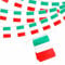 Italienische Flaggen, Wimpelkette, 10 m, 30 Flaggen, 14 x 21 cm, Euro-Fußball 2024, italienische Wimpelkette, Banner, Party-Dekorationen für Sportveranstaltungen, Bar, Garten, Innen- und Außenbereich