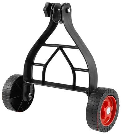 Rasenmäher Stützrad für Unkrautschneider, Verstellbare Unkrautvernichter Räder Rasentrimmer PushWeed Eater Hilfsrad, Rasentrimmer Halter für Gassaiten Elektrischer Freischneider