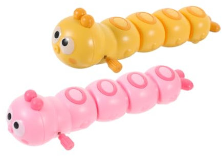 ifundom 2St Uhrwerk-Raupenspielzeug Spielzeug für die frühe Entwicklung Cartoon-Uhrwerkspielzeug Geburtstagsgeschenk Kinder Spielzeug Spielzeug Party Uhrwerk Spielzeug Partygeschenk
