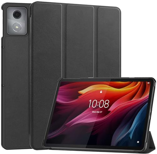 Étui pour Lenovo Tab K11 Plus 11.45 Pouce, Lenovo Tab K11 Plus Coque Tablette, Housse de Protection Pliante avec Veille/Réveil Automatique, Léger, Protection Complète. (Noir)