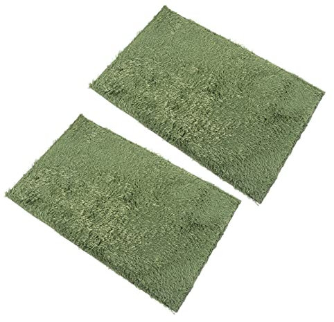 COLLBATH 2stücke Reptilien Teppich Mos Teppich Imitation Kriechmatte Terrarium Substrat Matten Für Schildkröten Eidechsen Gecko