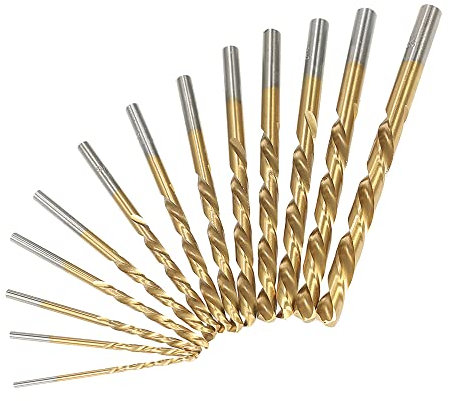 Brocas para Zurdos, Brocas Inversas de Acero de Alta Velocidad Broca de Metal con Caja de Almacenamiento para Taladros Reversibles para Quitar Tornillos Rotos Pelados