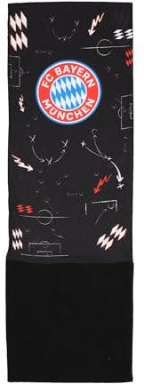 FC Bayern München I Multifunktionstuch mit Fleece I Schlauchschal I Loop I Unisex I Erwachsene I Schwarz