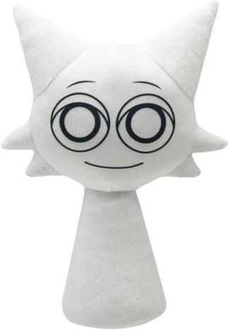 Kouipoie Sprunki Plüschtier,7.8 Weiches Kuscheltier für Kinder & Erwachsene,Lustiges Sprunki Plush Spielzeug als Geschenk zu Geburtstag,Ostern,Sprunki Toys Fans Lieben Es. (Weiß)